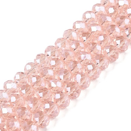 Electroplate Glass Beads Strands EGLA-A044-T6mm-A22-1