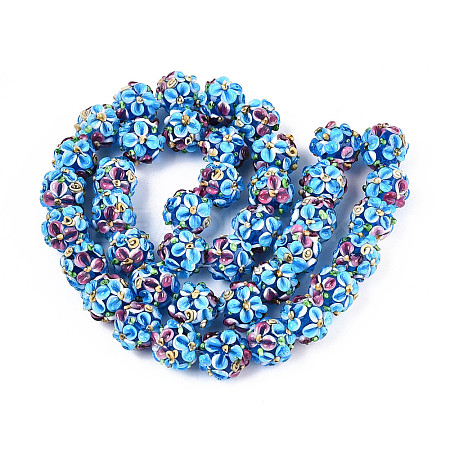 Handmade Lampwork Beads Strands LAMP-N021-015A-15-1