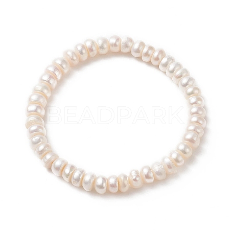 Natural Pearl Beaded Stretch Bracelets for Women BJEW-JB09137-1