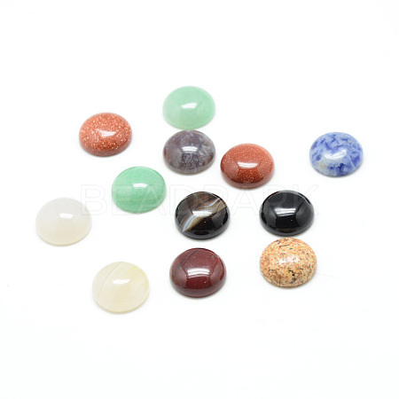 Natural & Synthetic Gemstone Cabochons X-G-T020-12mm-M-1