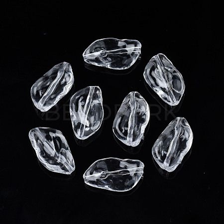 Transparent Acrylic Beads TACR-N009-38-1
