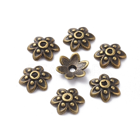 Tibetan Style Bead Caps X-MLF0626Y-NF-1