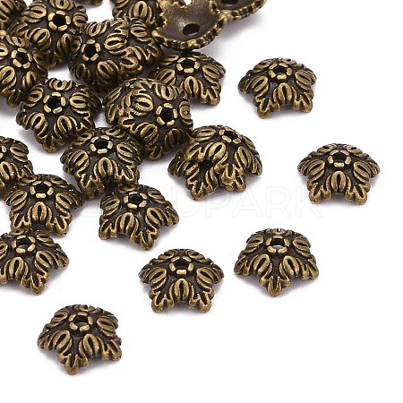 Tibetan Style Bead Caps LS-TIBEB-A24621-AB-FF-1