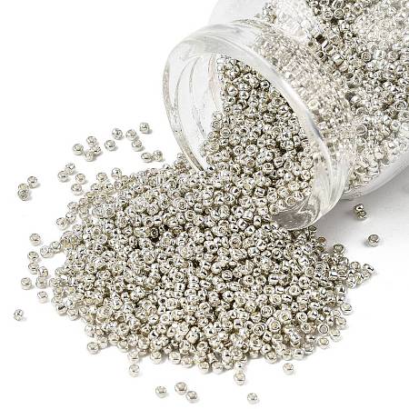 12/0 Electroplate Glass Seed Beads SEED-Q003-S-1