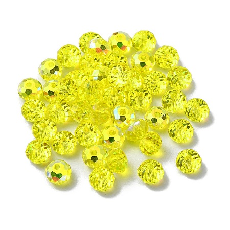 AB Color Plated Glass Beads EGLA-P059-03A-AB09-1