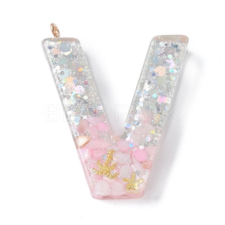 Resin Pendants RESI-B029-01P-V-1