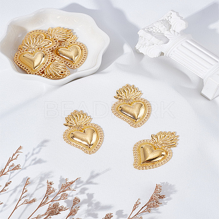 8Pcs Alloy Pendants FIND-LP0006-76-1