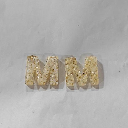 Transparent Epoxy Resin Pendants CRES-YW0002-12M-1
