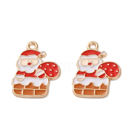 Alloy Enamel Pendants X1-ENAM-I061-01KCG-16-1