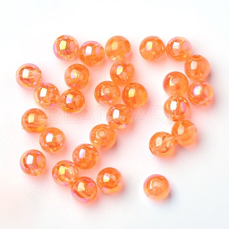Eco-Friendly Transparent Acrylic Beads PL731-16-1
