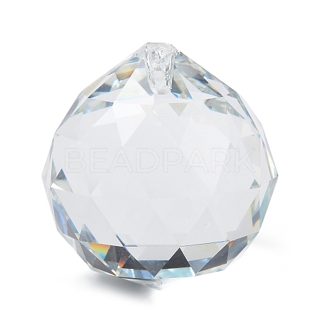 Transparent Glass Pendants GLAA-R223-03D-1