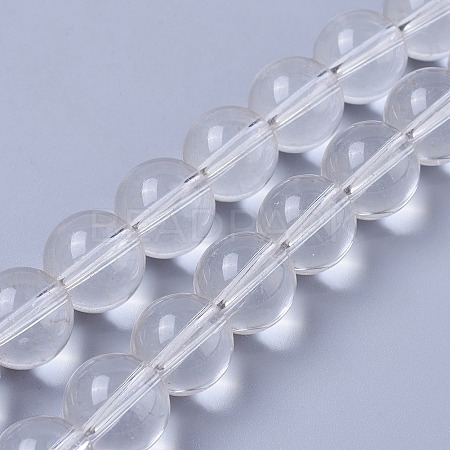 Synthetic Quartz Crystal Beads Strands X-G-K298-12-1