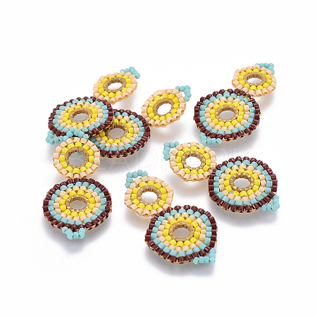MIYUKI & TOHO Handmade Japanese Seed Beads Links SEED-A027-G10-1
