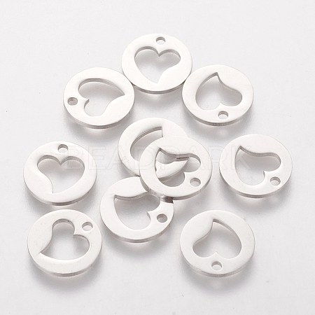 201 Stainless Steel Charms STAS-Q201-T090-1