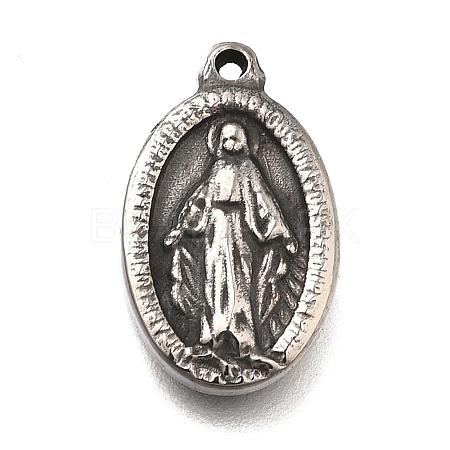 304 Stainless Steel Pendants STAS-L284-51AS-1