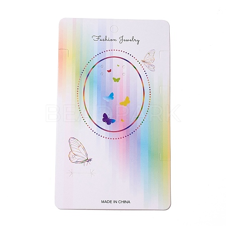 Paper Jewelry Display Cards for Necklace CDIS-F005-06-1