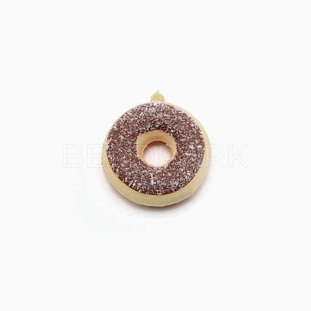 PU Imitation Doughnut Pendant Decorations FIND-WH0094-68B-1
