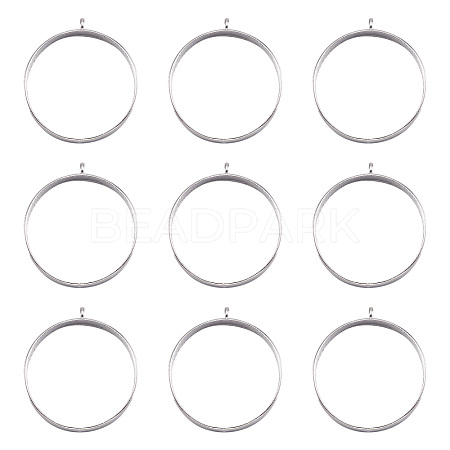 Alloy Open Back Bezel Big Pendants LS-PALLOY-TA0021-01P-1