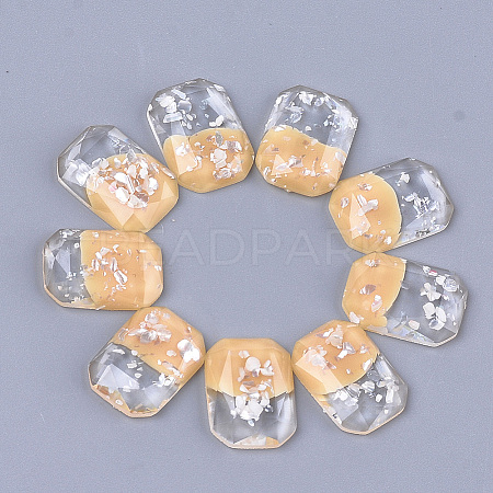 Two Tone Resin Cabochons LS-X-CRES-T014-06J-1