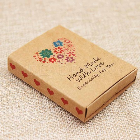 Kraft Paper Boxes and Necklace Jewelry Display Cards CON-L016-B08-1
