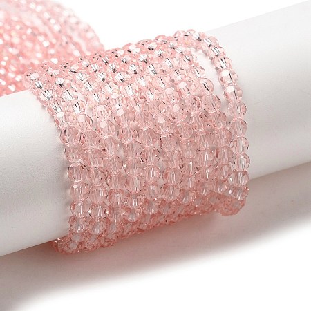 Transparent Glass Beads Strands LS-EGLA-A035-T4mm-D20-1