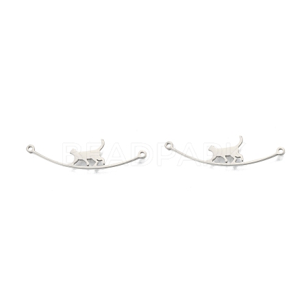 Non-Tarnish 201 Stainless Steel Connector Charms STAS-N098-094P-1