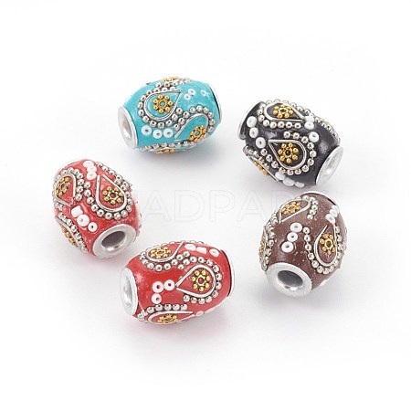 Handmade Indonesia Beads IPDL-E012-19-1