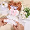 2Pcs 2 Styles Cute Cotton Warm Rabbit & Bear Hat AJEW-GL0002-57-3