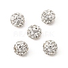 Grade A Round Crystal Pave Disco Ball Beads X-RB-H258-8MM-001-4