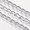 Silver Color Aluminum Twisted Chains Curb Chains CH001Y-15-1
