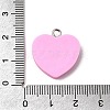 Opaque Resin Pendants RESI-C079-04B-01-3