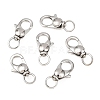 Tarnish Resistant 304 Stainless Steel Swivel Lobster Claw Clasps X-STAS-R065-10-3