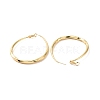 Brass Twist Teardrop Big Hoop Earrings for Women EJEW-P206-04G-2