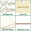 6Pcs 3 Style Wood Hoop Rings Macrame for DIY Craft Making DIY-WH0545-002-3