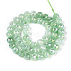 Anti-Tarnish Electroplate Glass Beads Strands LS-GLAA-N064-8mm-09-3