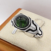 316L Surgical Stainless Steel and Synthetic Gemstone Finger Rings for Men FS-WG3E90C-12-1