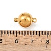 304 Stainless Steel Magnetic Clasps with Loops STAS-K006-10mm-04B-4