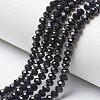 Opaque Solid Color Imitation Jade Glass Beads Strands EGLA-A044-P6mm-D18-1