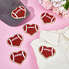 Rugby Theme Towel Embroidery Style Cloth Iron on/Sew on Patches DIY-WH20032-21B-3