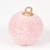 Handmade Cloth Fabric Covered Pendants X-WOVE-S109-10E-1