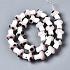 Handmade Porcelain Ceramic Beads Strands PORC-T006-05J-2