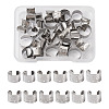 Kissitty 36Pcs 6 Style 304 Stainless Steel Cuff Earring Findings STAS-KS0001-18-12