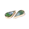 Epoxy Resin Pendants KK-Q082-02KCG-02-2