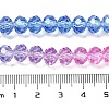 Transparent Painted Glass Beads Strands DGLA-A034-T6mm-A08-3