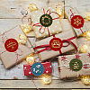 CRASPIRE Christmas Theme 6Pcs  Brass Wax Seal Stamp Head AJEW-CP0001-87A-5