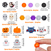 HOBBIESAY 47Pcs 19 Style Silicone Beads SIL-HY0001-23-2