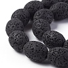 Natural Lava Rock Beads Strands G-F671-03B-11-3