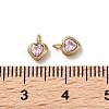 High Polished 304 Stainless Steel Micro Pave Cubic Zirconia Pendants STAS-L022-396A-G-3