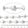 304 Stainless Steel Star Link Chains CHS-Z004-21P-3