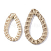 Handmade Reed Cane/Rattan Woven Linking Rings WOVE-T006-006A-2